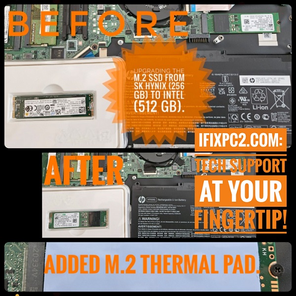 SSD upgrade